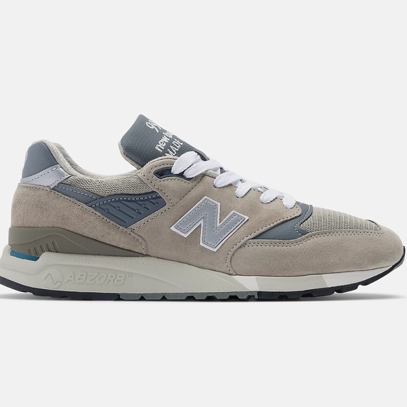 New Balance 998 Mens Size 12 Made in USA Grey Silver Classic Sneaker U998GR - Picture 1 of 7
